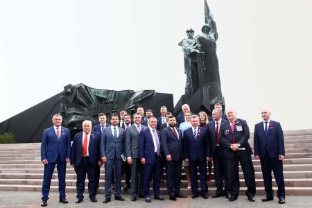 Казбек Тайсаев, Александр Ющенко, Виктор Губарев, Владимир Родин, Юлия Михайлова, Юлий Якубов с 10 по 12 мая приняли участие в праздничных мероприятиях в ДНР и ЛНР