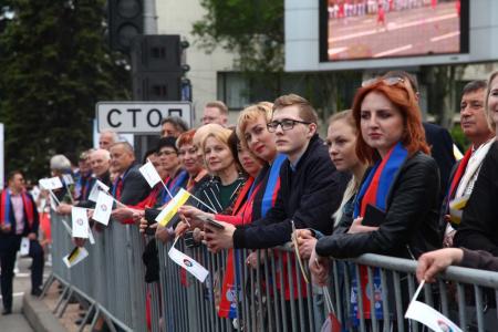 Казбек Тайсаев, Александр Ющенко, Виктор Губарев, Владимир Родин, Юлия Михайлова, Юлий Якубов с 10 по 12 мая приняли участие в праздничных мероприятиях в ДНР и ЛНР