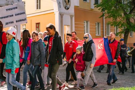 В Орловской области прошли праздничные и протестные мероприятия