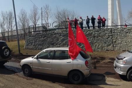 На Камчатке прошел автопробег в честь Дня Великой Победы