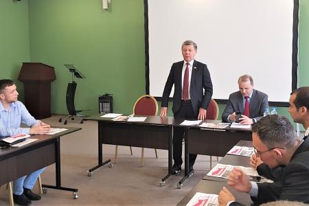 Дмитрий Новиков открыл обучение 34 потока слушателей в Центре Политической учебы ЦК КПРФ