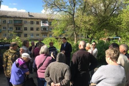 Тульская область. Олег Лебедев провёл встречу в городе Советске Щекинского района 