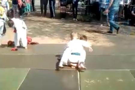 Алтайский край. В селе Бобровка состоялись показательные выступления воспитанников спортклуба КПРФ