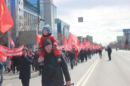 Горячий Первомай в Тюмени