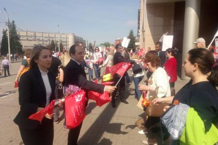 Акция "Знамя Победы" в Туле
