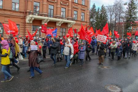 «Красный Первомай» в Томске состоялся, несмотря на задержания участников