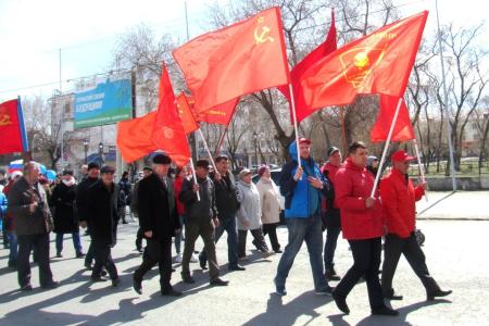 Первомайские шествия и митинги прошли в Кургане и области