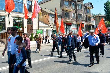 Дагестан. В Махачкале  прошел праздничный митинг, посвященный 74-й годовщине Великой Победы