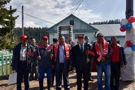 Пермский край. В Октябрьском районе открыли памятник участникам Великой Отечественной войны
