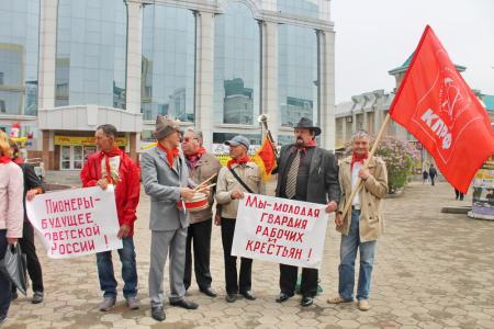 Еврейская АО. Биробиджанские коммунисты отпраздновали День пионерии
