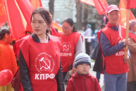 Тува встретила Первомай