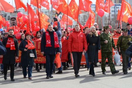 Свердловские коммунисты отметили 130-ю годовщину Дня международной солидарности трудящихся