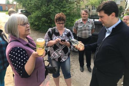 Тульская область. Олег Лебедев провёл встречу в городе Советске Щекинского района 