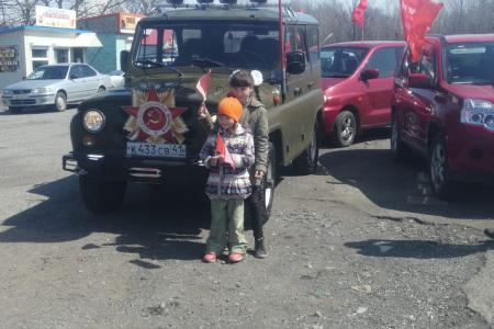 На Камчатке прошел автопробег в честь Дня Великой Победы