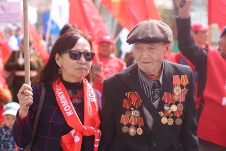 Тува встретила Первомай