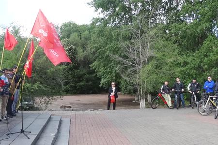 В Курской области состоялся велопробег, посвященный Дню Победы