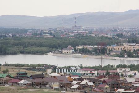 Республика Тува, г.Кызыл. Комсомольский субботник на «Горе любви»