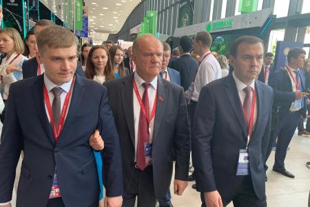 Г.А. Зюганов принимает участие в XXIII Петербургском международном экономическом форуме