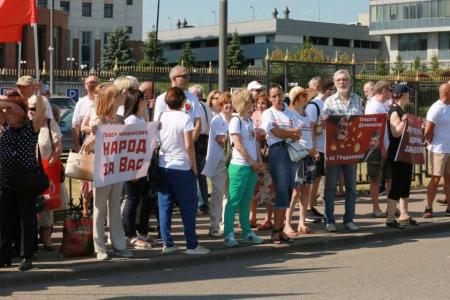 К.К. Тайсаев принял участие в акции у Московского областного суда в поддержку народного кандидата в Президенты П.Н. Грудинина