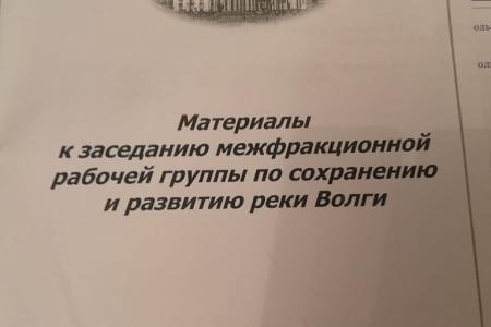 О.Н. Алимова в Госдуме занимается вопросами сохранения и развития реки Волги