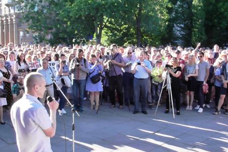 Митинг в Саратове: «Не дадим превратить область в ядовитую свалку!»