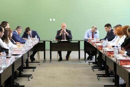 Г.А. Зюганов выступил с лекцией в Центре политической учебы
