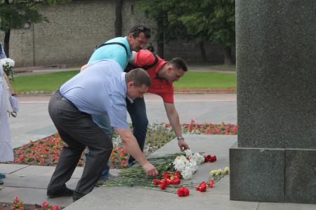 День русского языка и 220-летие Пушкина отметили в Пскове