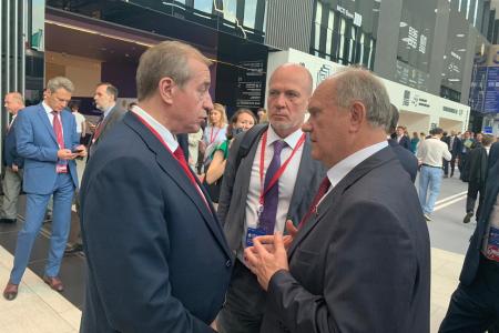 Г.А. Зюганов принимает участие в XXIII Петербургском международном экономическом форуме