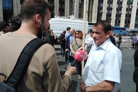 Участники митинга в Москве "Справедливость для всех" поддержали борьбу газеты "Тульская правда" за свободу слова в Тульской области