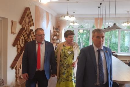 Московская область. Депутат-коммунист Александр Наумов посетил с рабочим визитом город Дзержинский