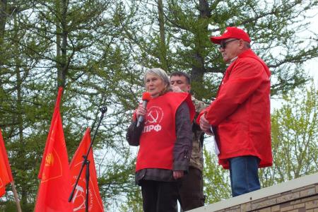 В городе Петропавловске–Камчатском прошел митинг в поддержку П.Н. Грудинина