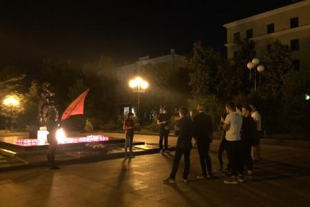 Белгородские комсомольцы совершили ночной автопробег по местам боевой славы