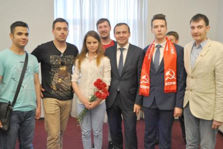 Ю.В. Афонин, Н.В. Арефьев, В.В. Бортко и А.А. Ющенко встретились с партийным активом и жителями Петербурга и Ленинградской области