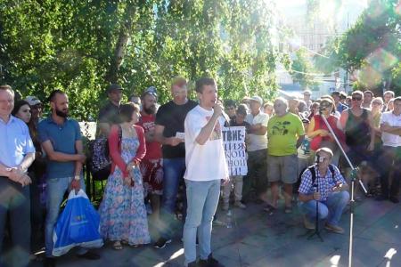 Митинг в Саратове: «Не дадим превратить область в ядовитую свалку!»
