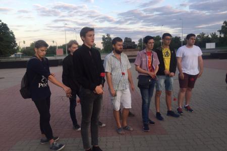 Белгородские комсомольцы совершили ночной автопробег по местам боевой славы