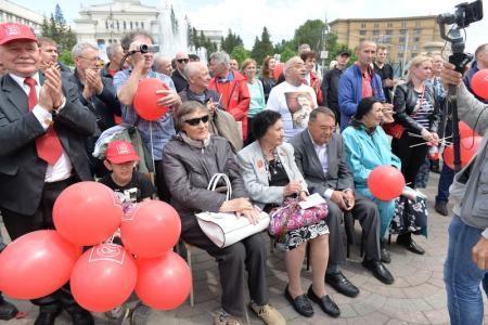 «За Родину, за Сталина!». В Новосибирске проходит XII фестиваль «День Правды»