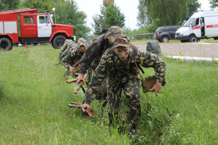 В Орловской области прошел финал пионерской военно-патриотической игры «Зарница»
