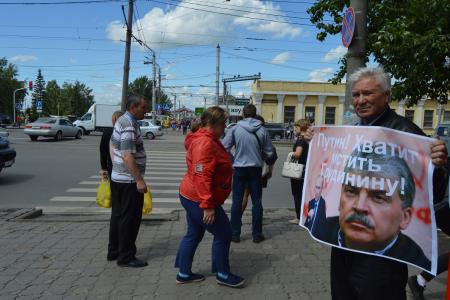 Алтайский край. КПРФ проводит пикеты в поддержку П.Н. Грудинина