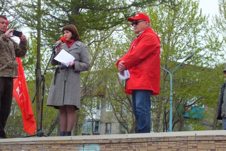 В городе Петропавловске–Камчатском прошел митинг в поддержку П.Н. Грудинина