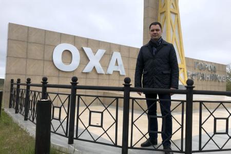 Кандидат в губернаторы Сахалинской области от КПРФ Алексей Корниенко побывал в Охе