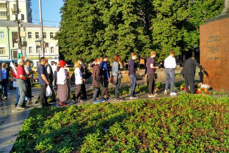 Владимир Поздняков принял участие в митинге памяти антифашиста Георгия Димитрова