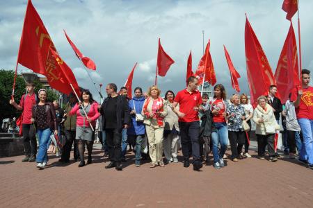 В Петербурге прошел митинг в защиту Павла Грудинина и против нарушения прав граждан