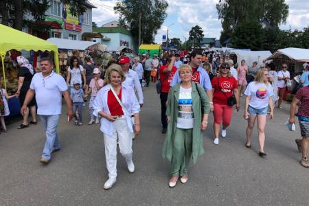 Нина Останина посетила Пестовский район Новгородской области