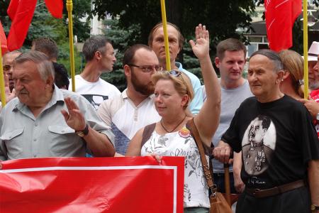 Всероссийская массовая акция протеста "За справедливость и права граждан!" в Курске