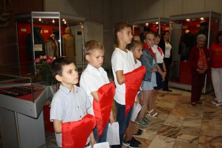 Пионеры Белгорода отметили годовщину Прохоровского танкового сражения