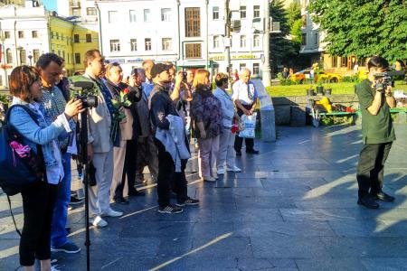 Владимир Поздняков принял участие в митинге памяти антифашиста Георгия Димитрова