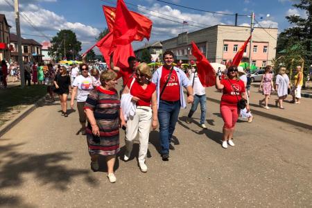 Нина Останина посетила Пестовский район Новгородской области