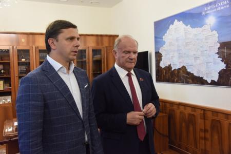 Г.А. Зюганов прибыл с рабочим визитом в город Орел