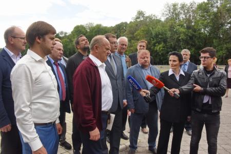 Г.А. Зюганов прибыл с рабочим визитом в город Орел