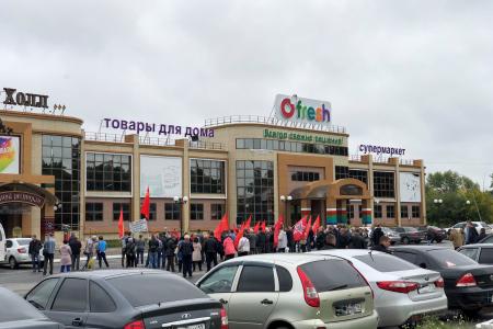 Ни одного голоса Единой России! Акция протеста марийских коммунистов
